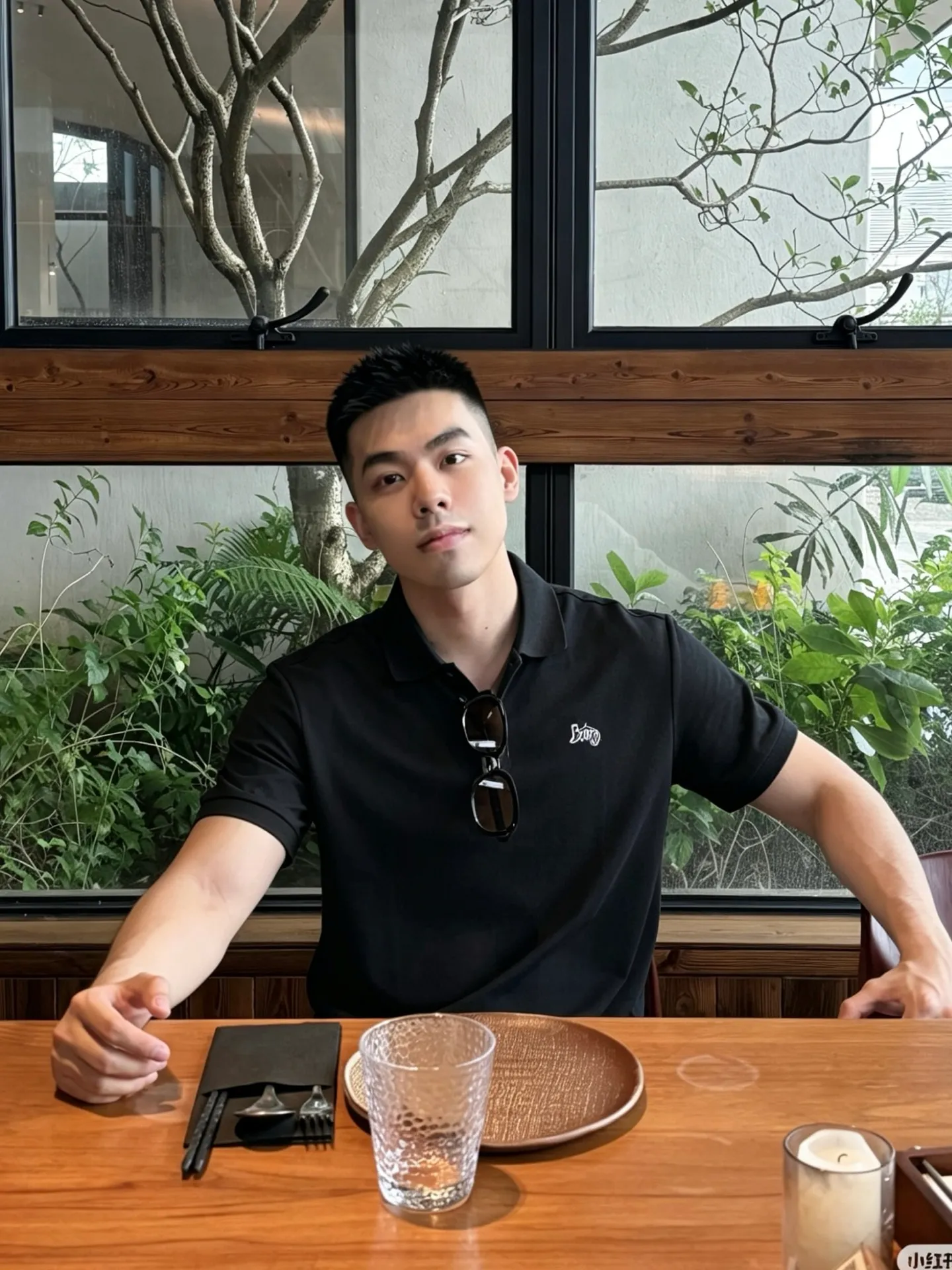 Burberry logo Polo